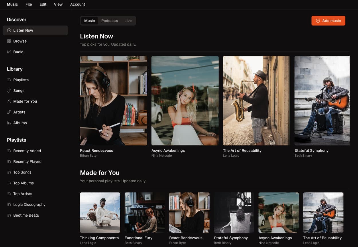 Enterprise IT dashboard
